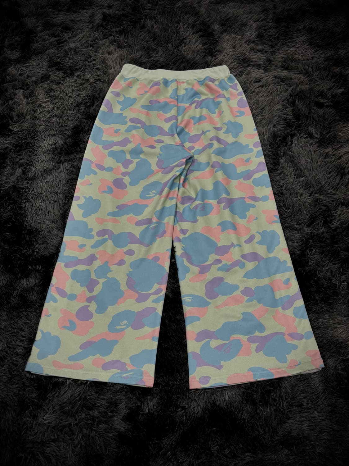 Bape 코튼캔디카모 패턴 밴딩 트랙팬츠 상품이미지2