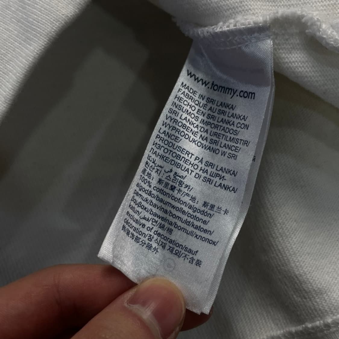 105 타미힐피거 단가라 롱슬리브  상품이미지4