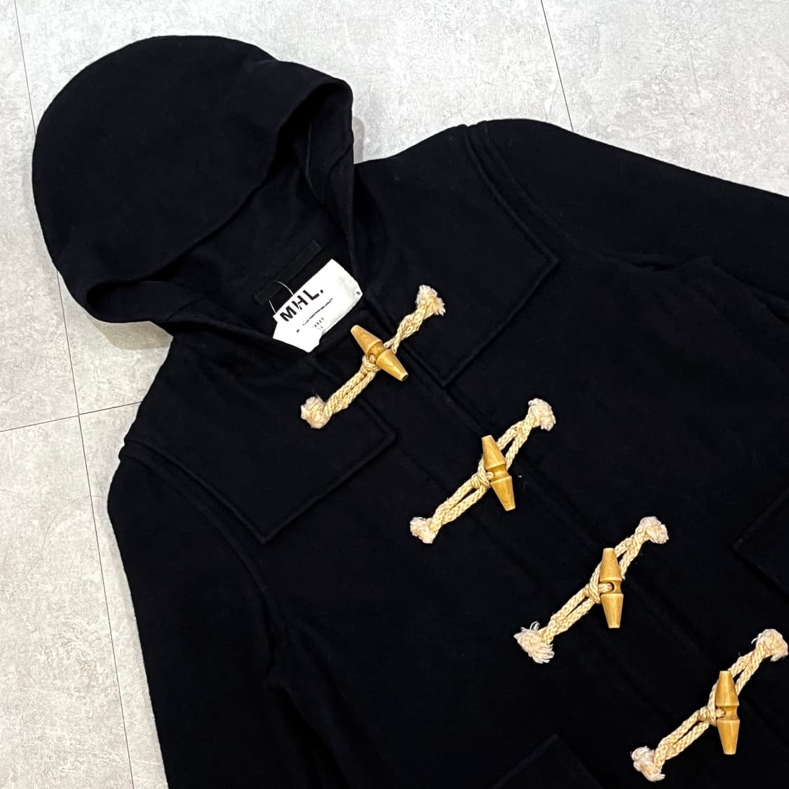 MHL 마가렛호웰 울 후드 더플코트 상품이미지2