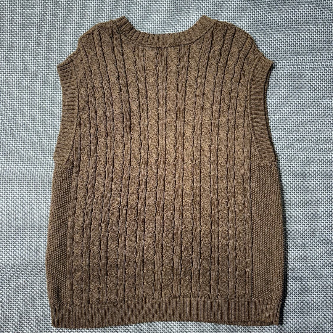 유나이티드 애로우즈 니트 베스트 브라운 ( L/OLD-7998  상품이미지7