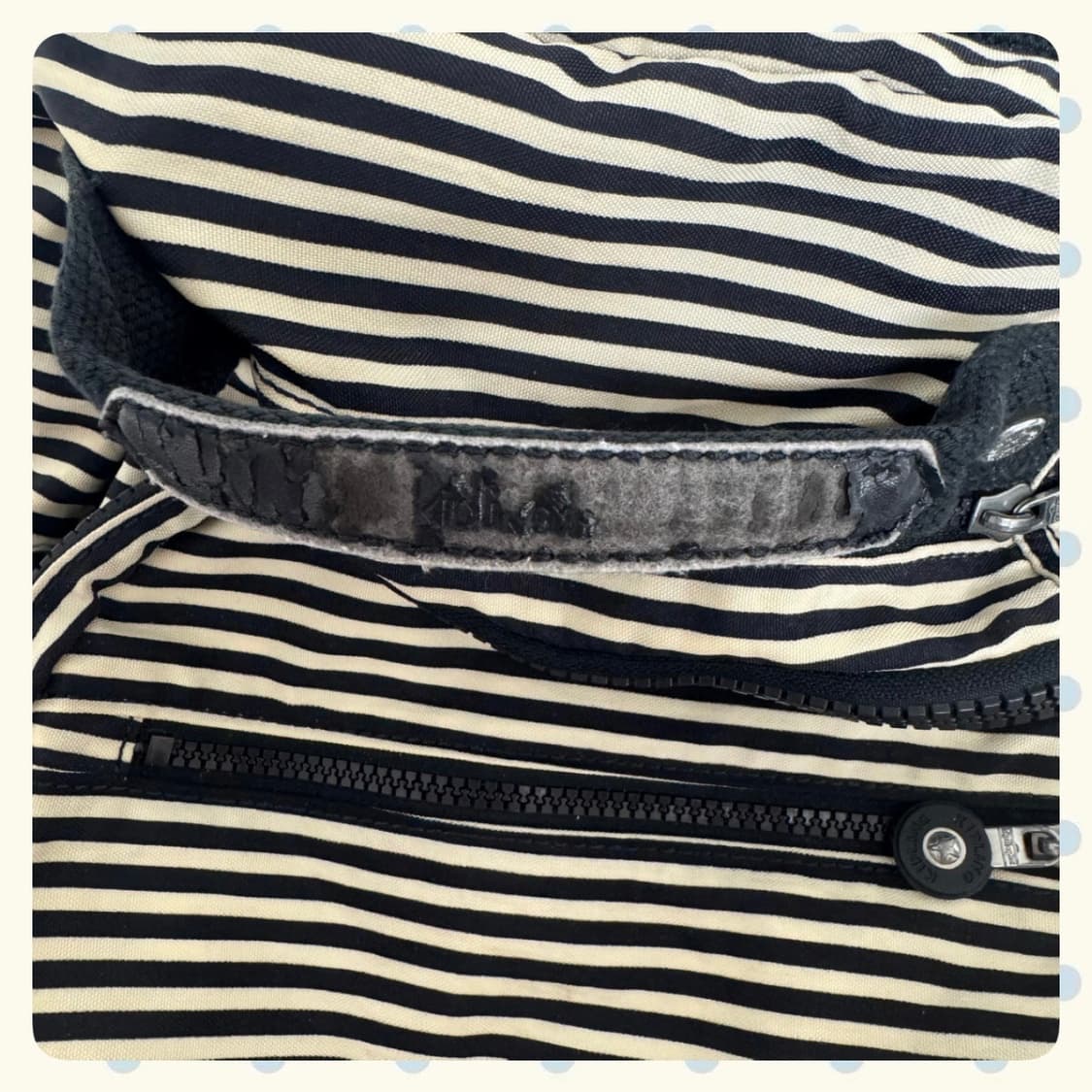 키플링 스트라이프 백팩 판매합니다! 상품이미지2