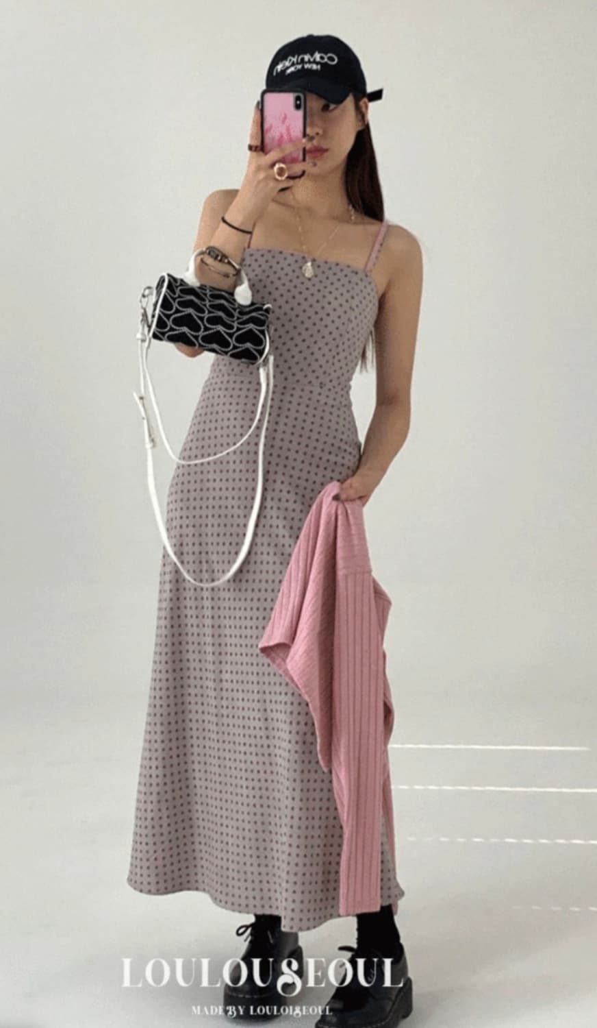 (블핑 지수착용) 루루서울 체크 바운드 원피스 상품이미지1