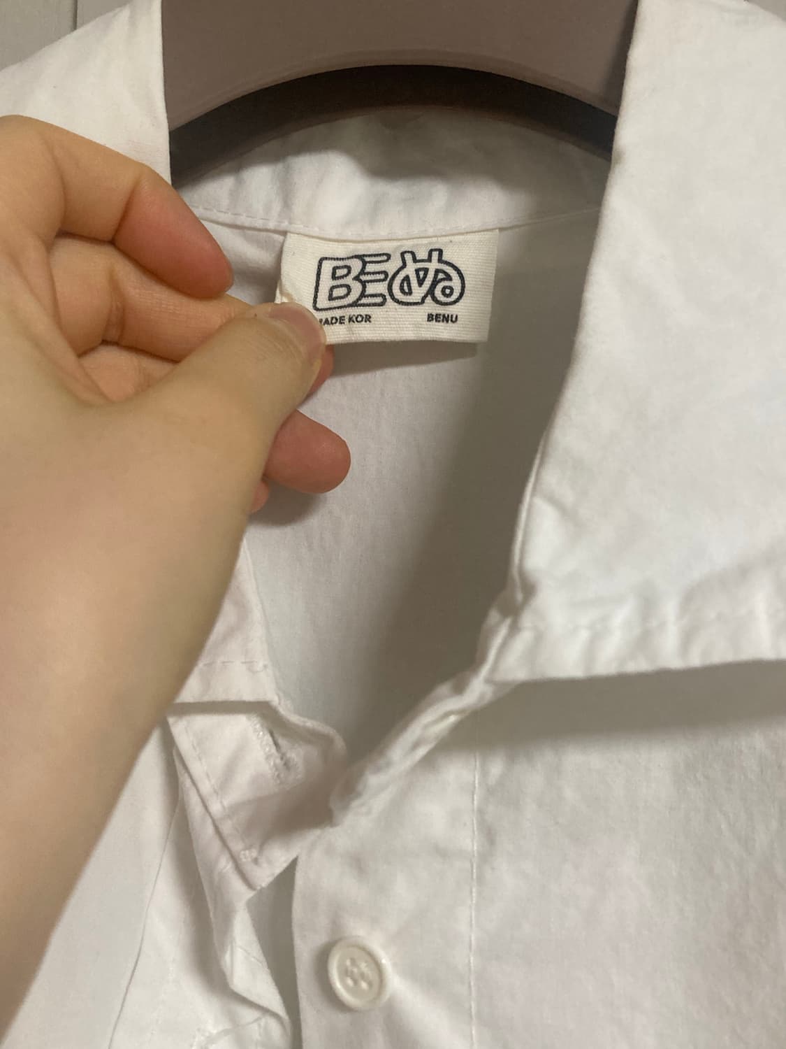 흰 여름 반팔 셔츠 상품이미지3