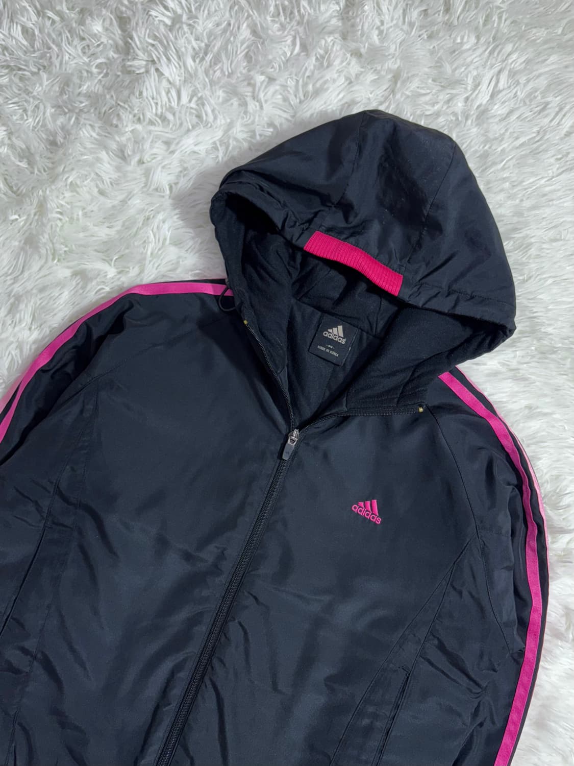 아디다스 핑크 삼선 점퍼  상품이미지4