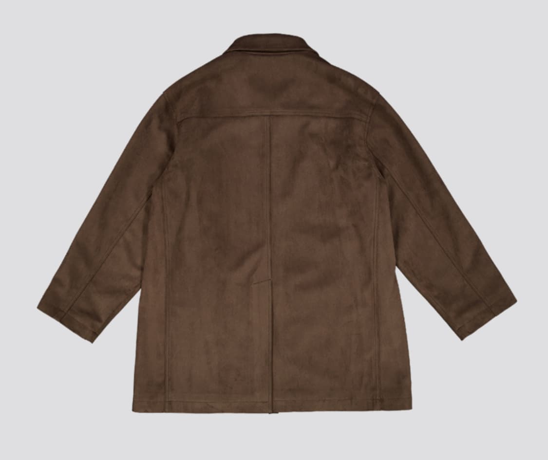 드멜리 비건스웨이드자켓 카키 브라운 상품이미지2