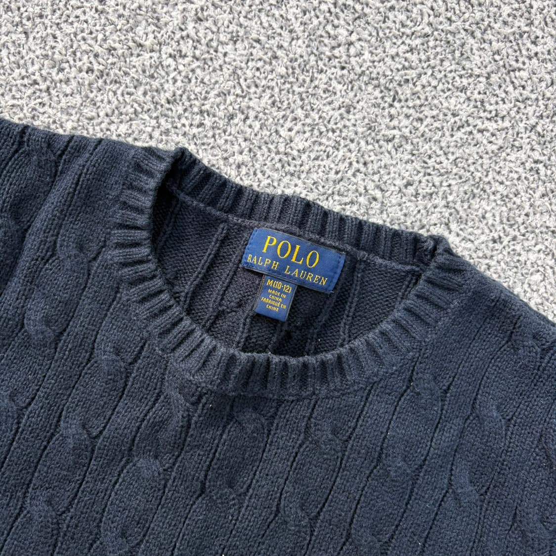 M 폴로 랄프로렌 키즈 케이블 니트 0402J 상품이미지2