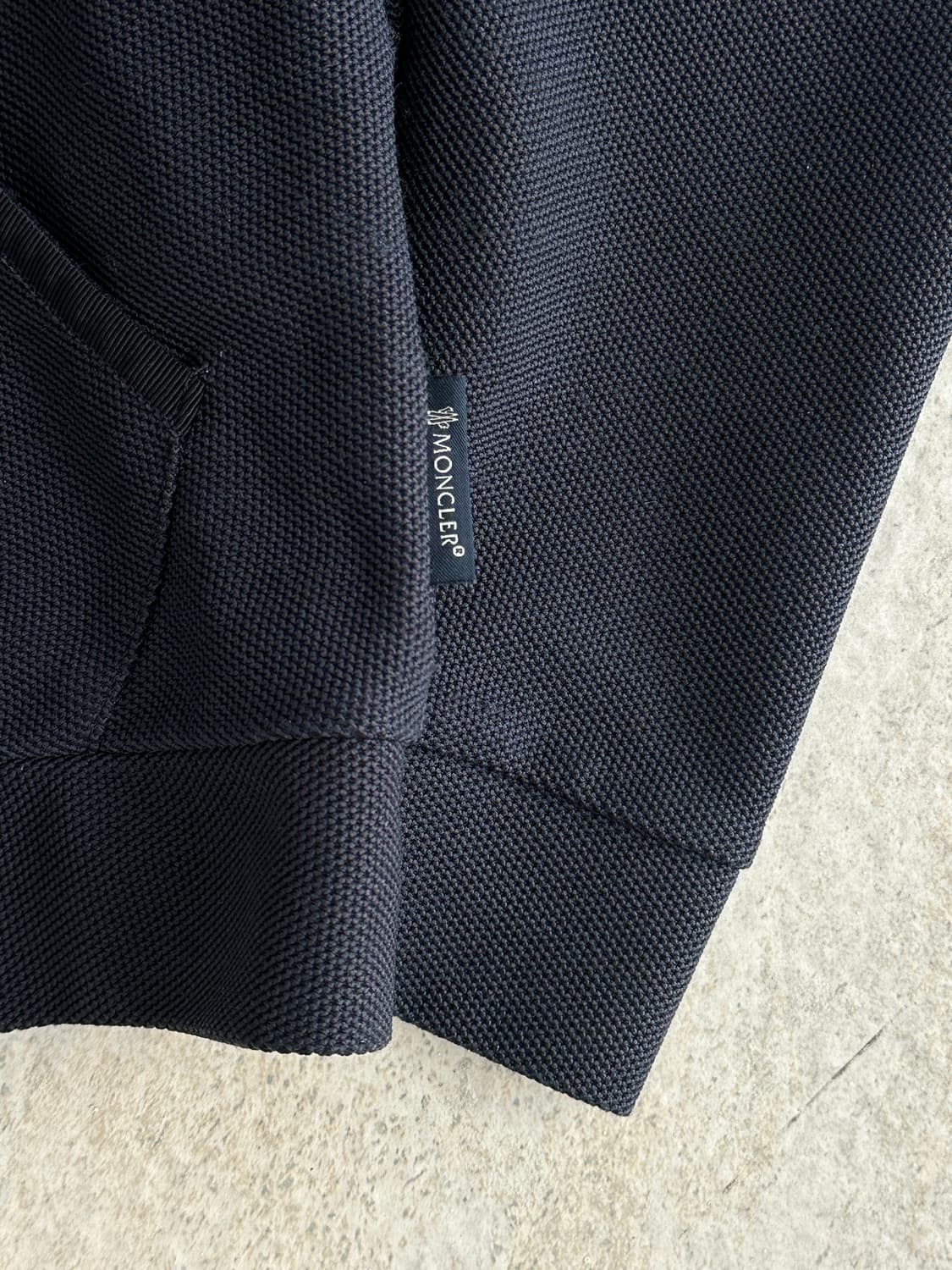 몽클레어 네이비 와플 후드집업  상품이미지8