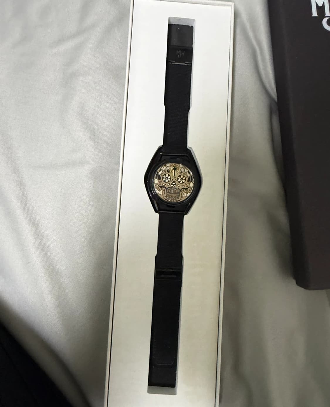 미스터존스 해골 가죽 시계 새상품급 상품이미지2