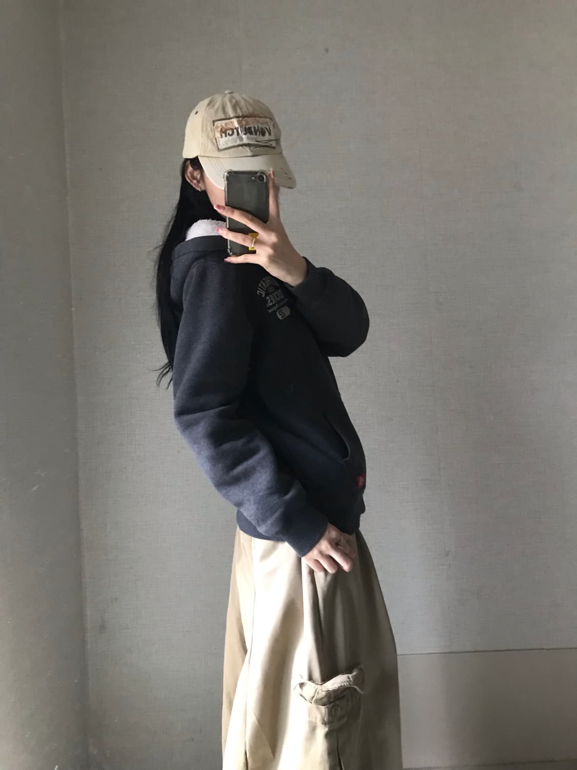 디키즈 그레이 퍼후드집업 상품이미지3