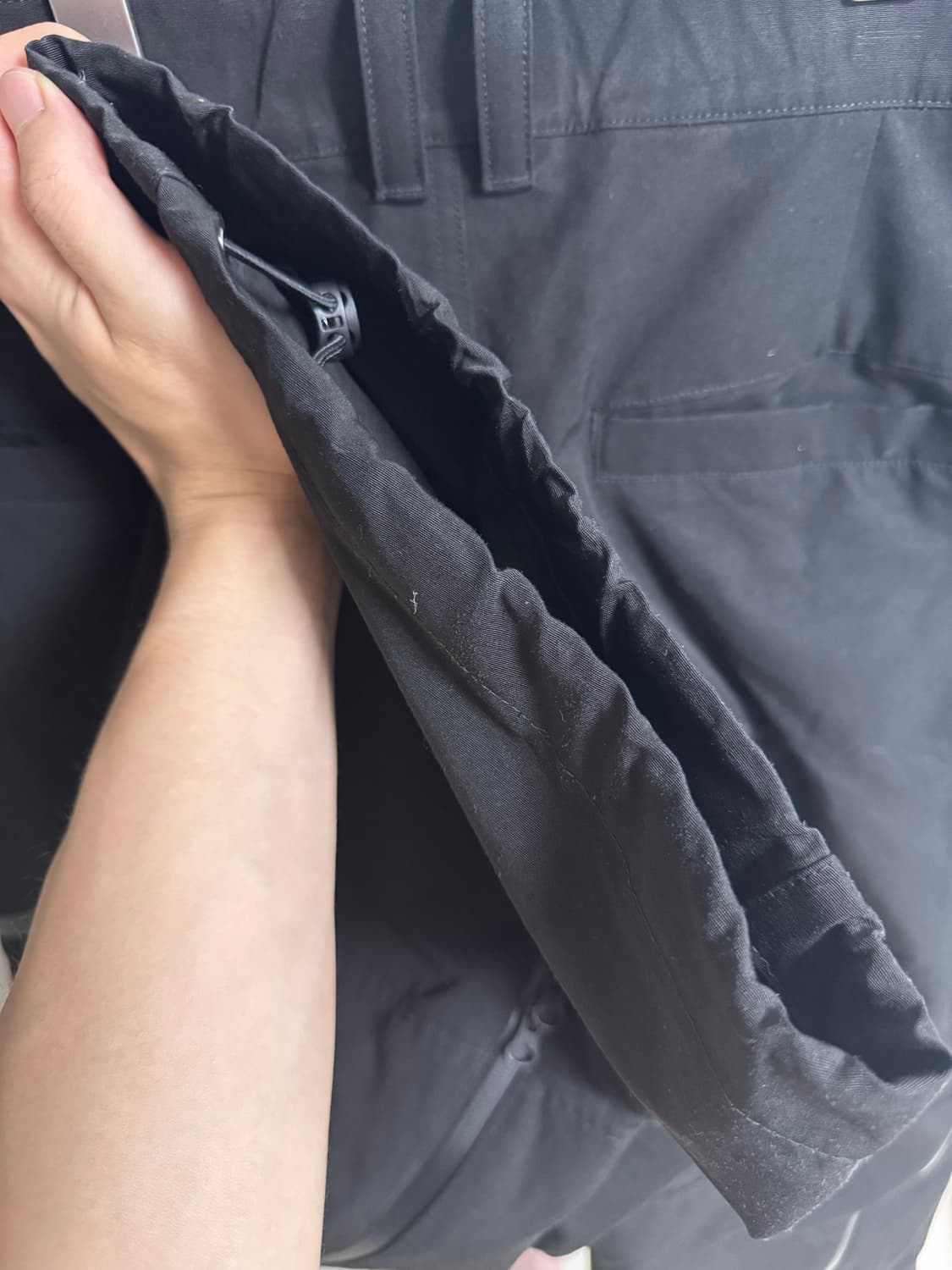 산산기어 어파인 커브 팬츠 A 블랙 상품이미지3