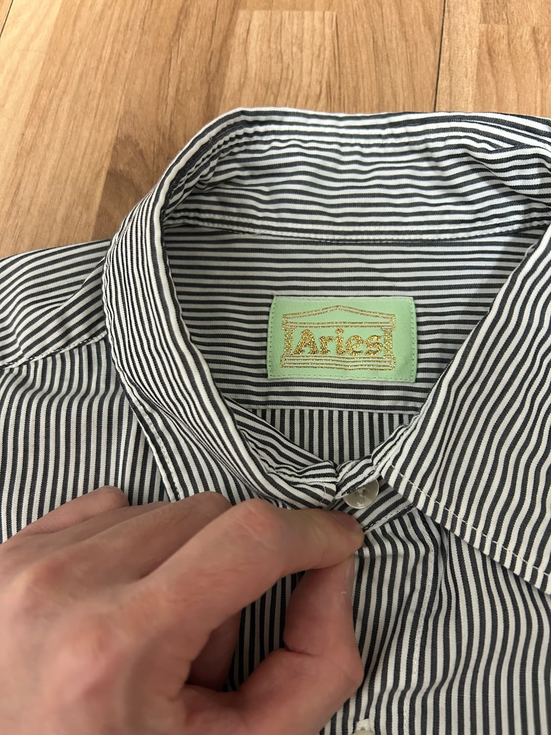에리즈 스트라이프 셔츠 Aries Striped Poplin Shirt 상품이미지3