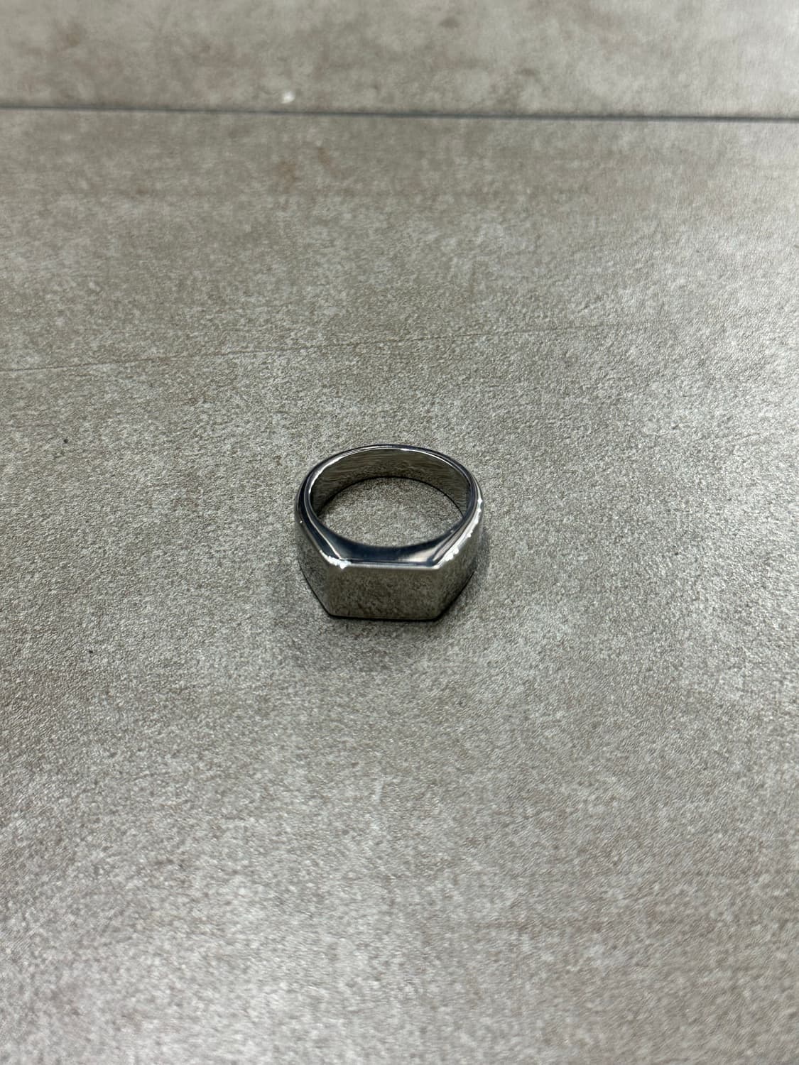 Gloss square - 유광 사각 반지 상품이미지2