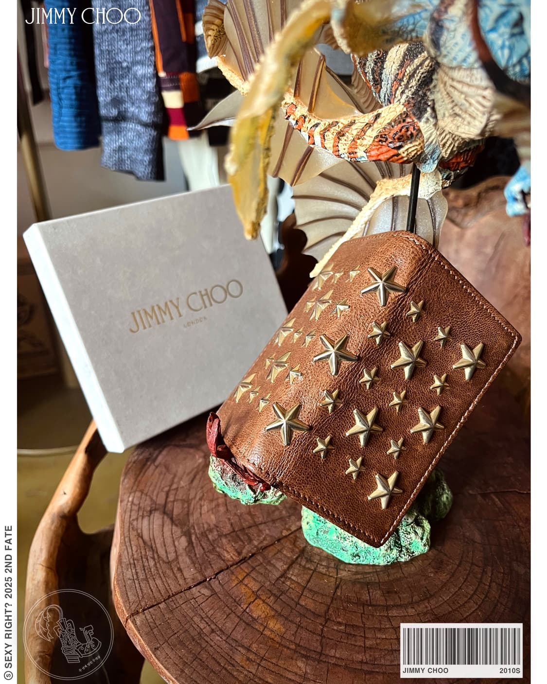 2010‘s JIMMY CHOO Star Studs Half Wallet 상품이미지1