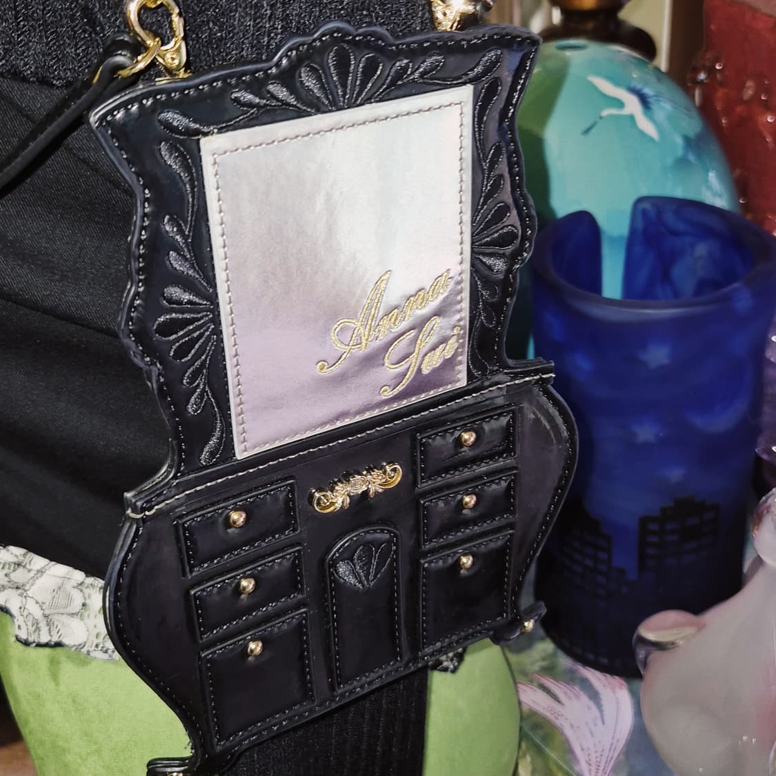 안나수이 엔틱 드레서 레더 파우치 백 상품이미지6