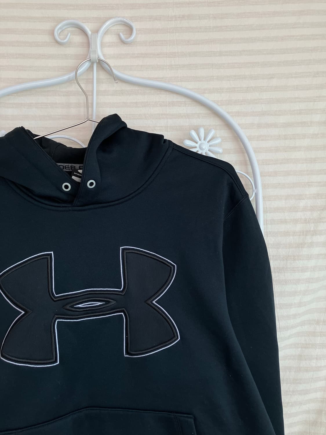 빈티지 언더아머 블랙 기능 후드 y2k 스트릿 갸루 펑키 일본빈티지565 상품이미지3