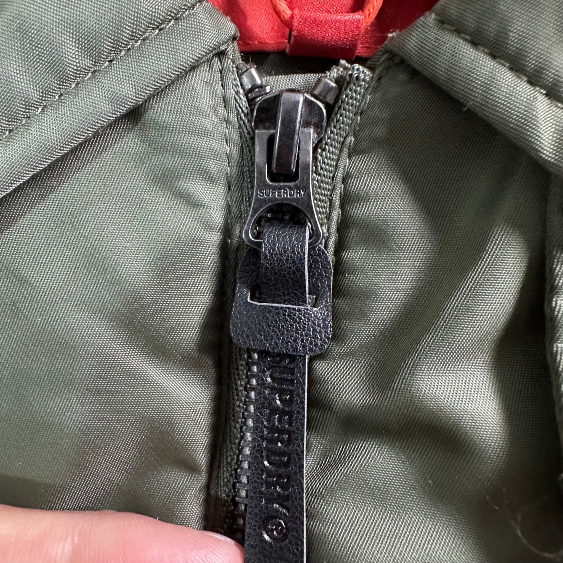 슈퍼드라이 카키 봄버 자켓  상품이미지8