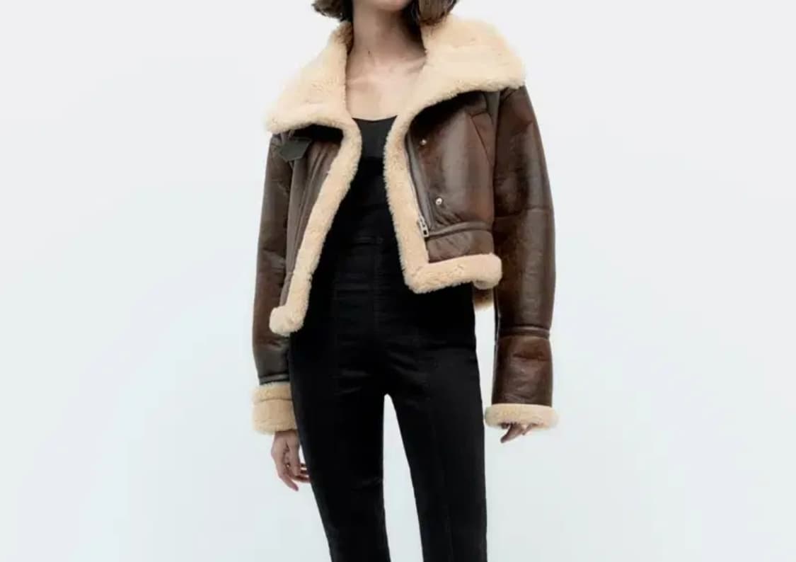 자라 에코퍼 무스탕 L _ 여성 상품이미지1