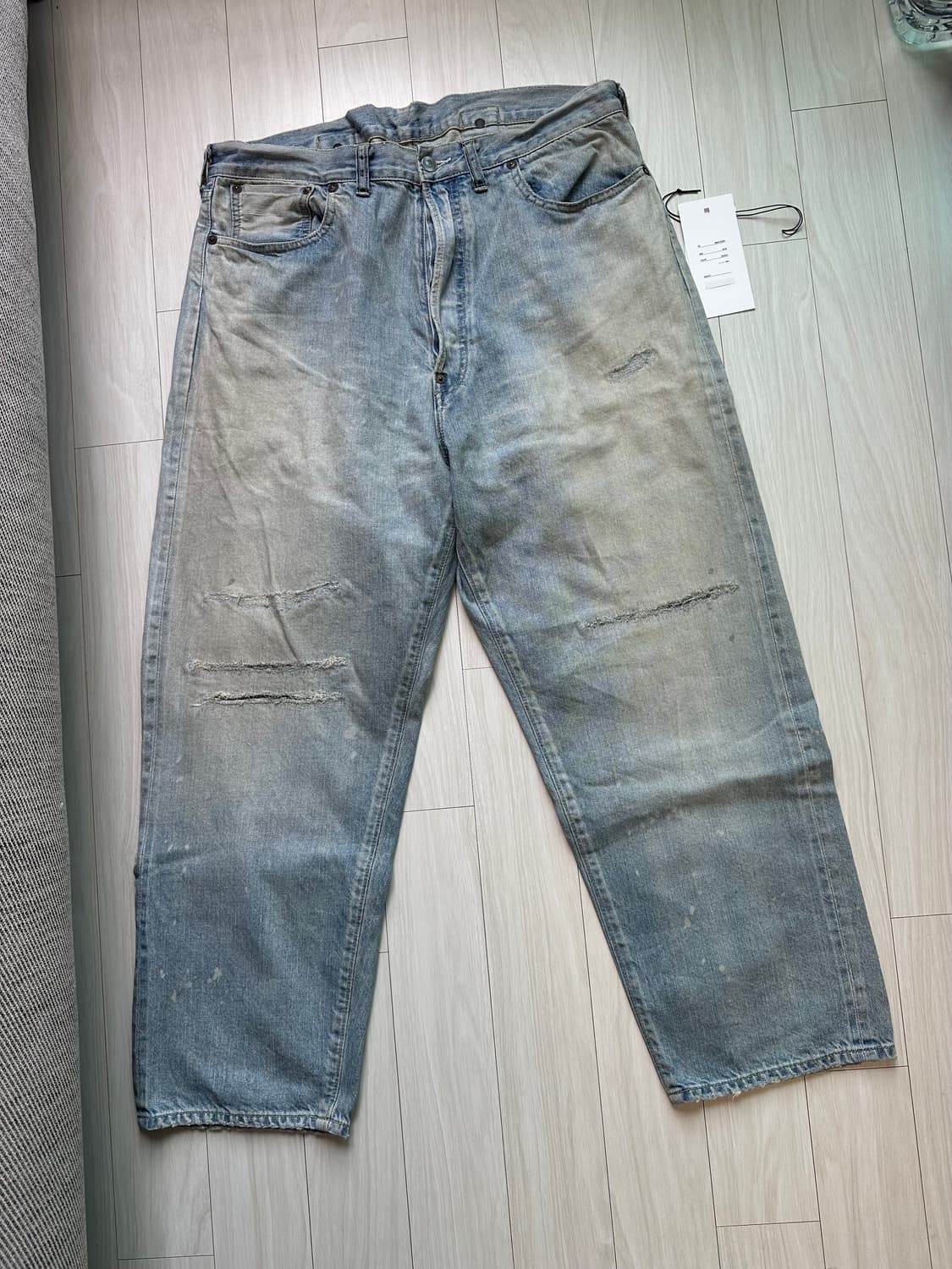 아프레쎄 25ss no.37 블리치 데님 상품이미지1