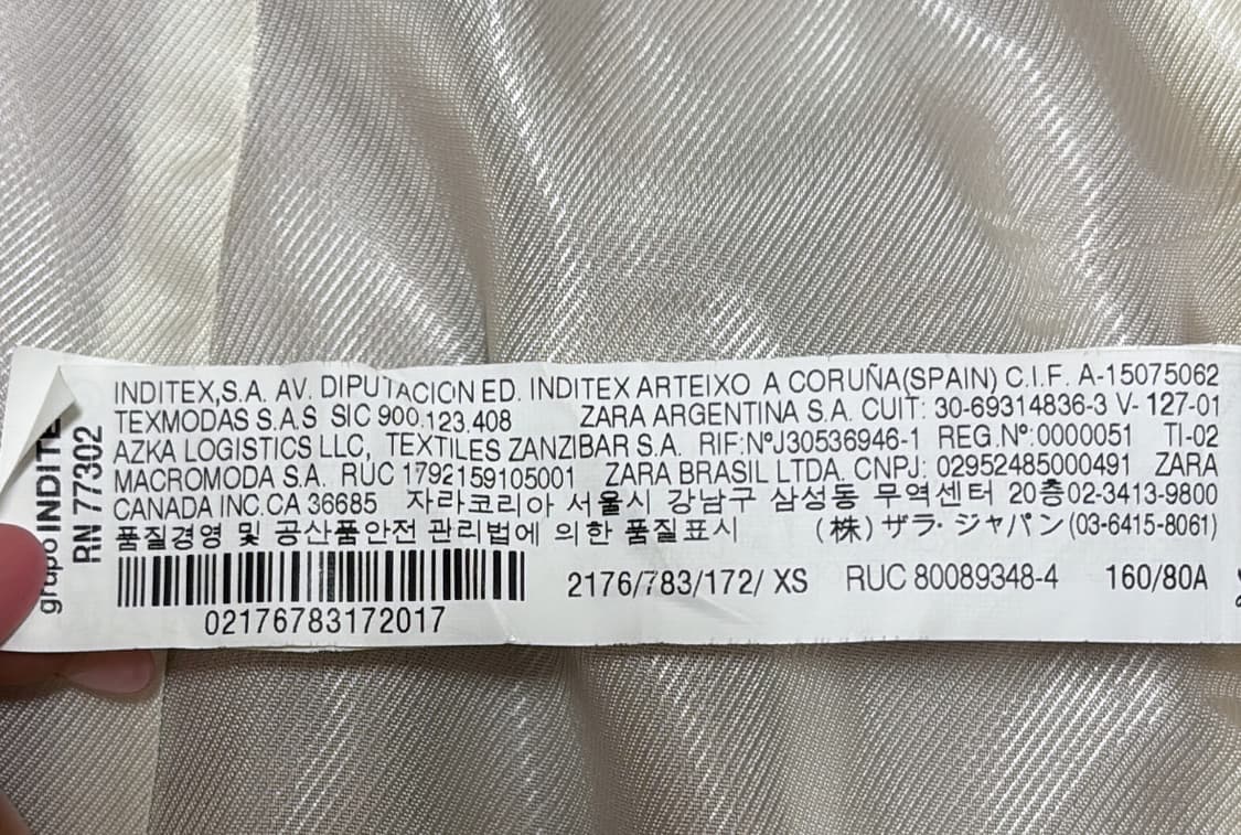 자라 핑크 블레이저 XS (160/80A) 상품이미지6