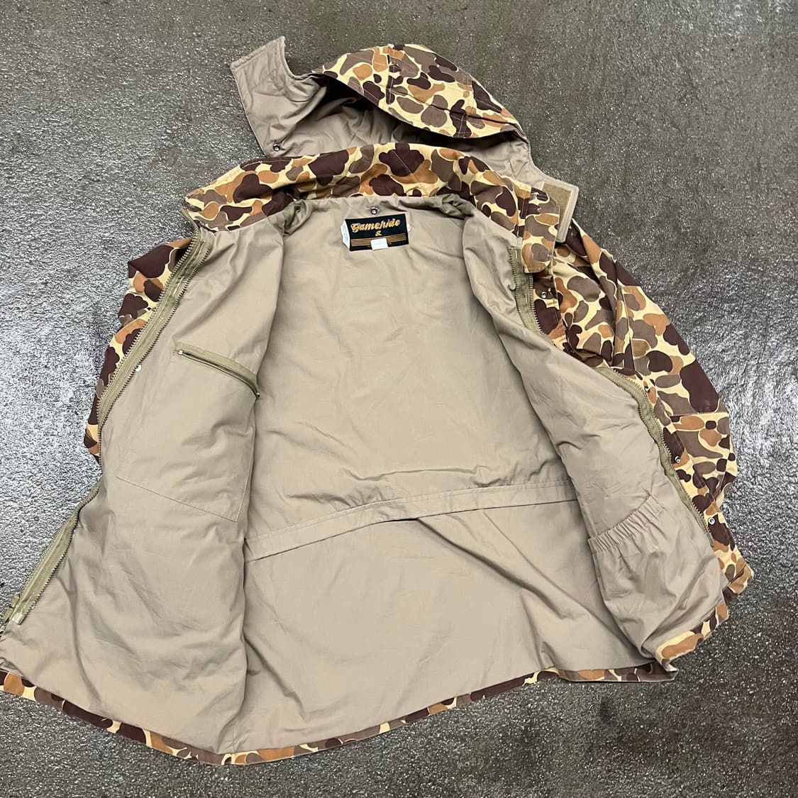 90s 빈티지 덕카모 헌팅 자켓 (105) 상품이미지5