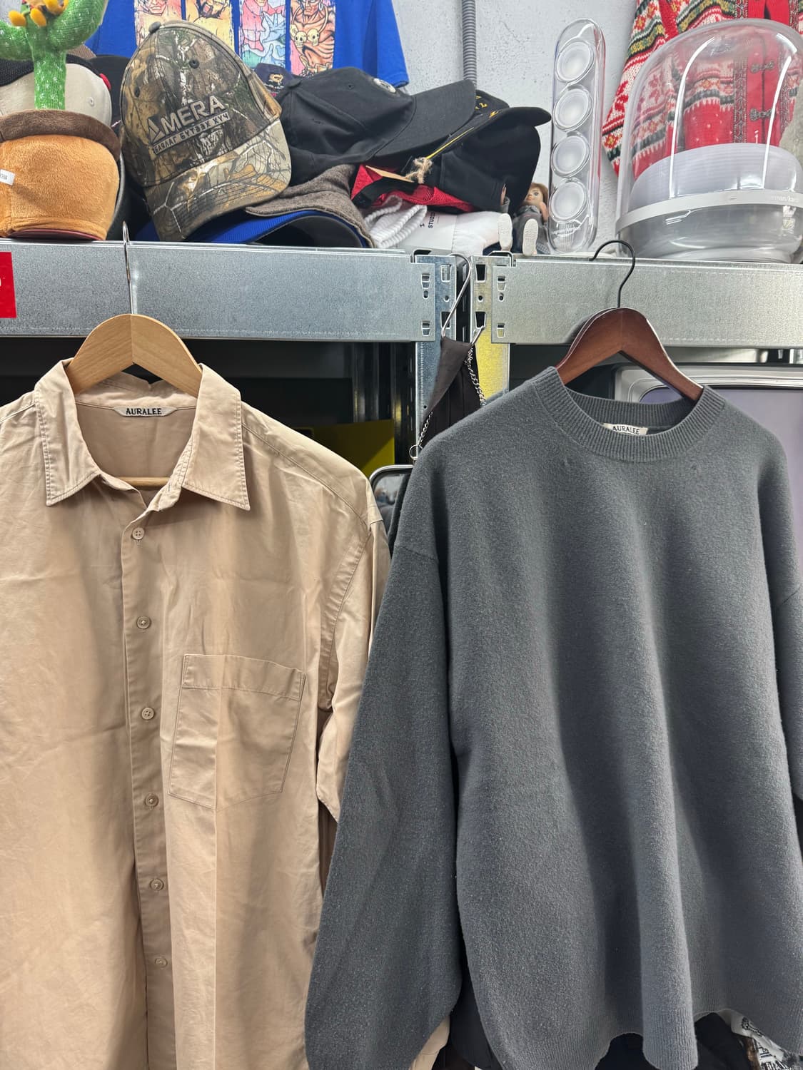 오라리 셔츠 4사이즈 니트 3사이즈  상품이미지1