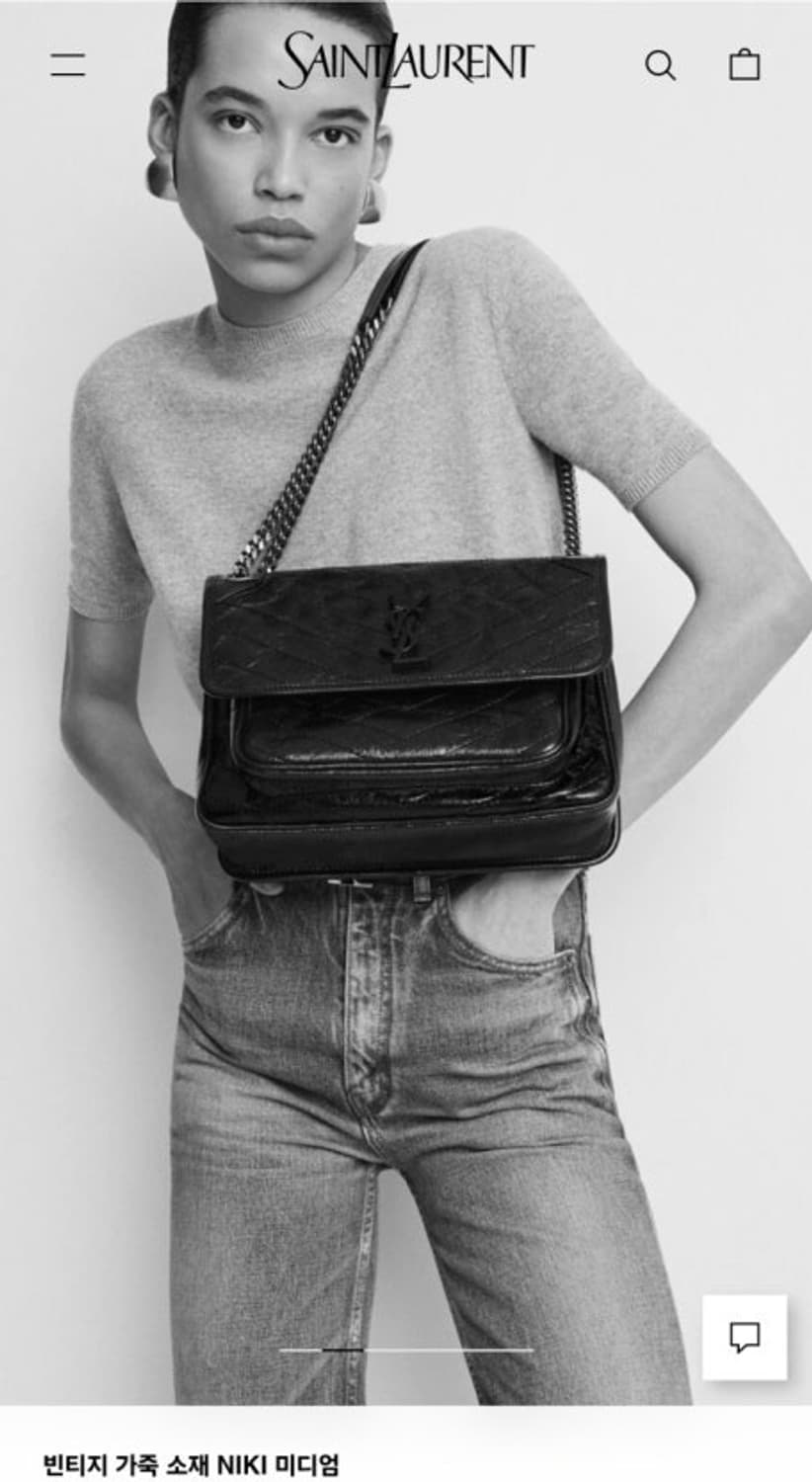 생로랑 니키백 미디움 상품이미지3