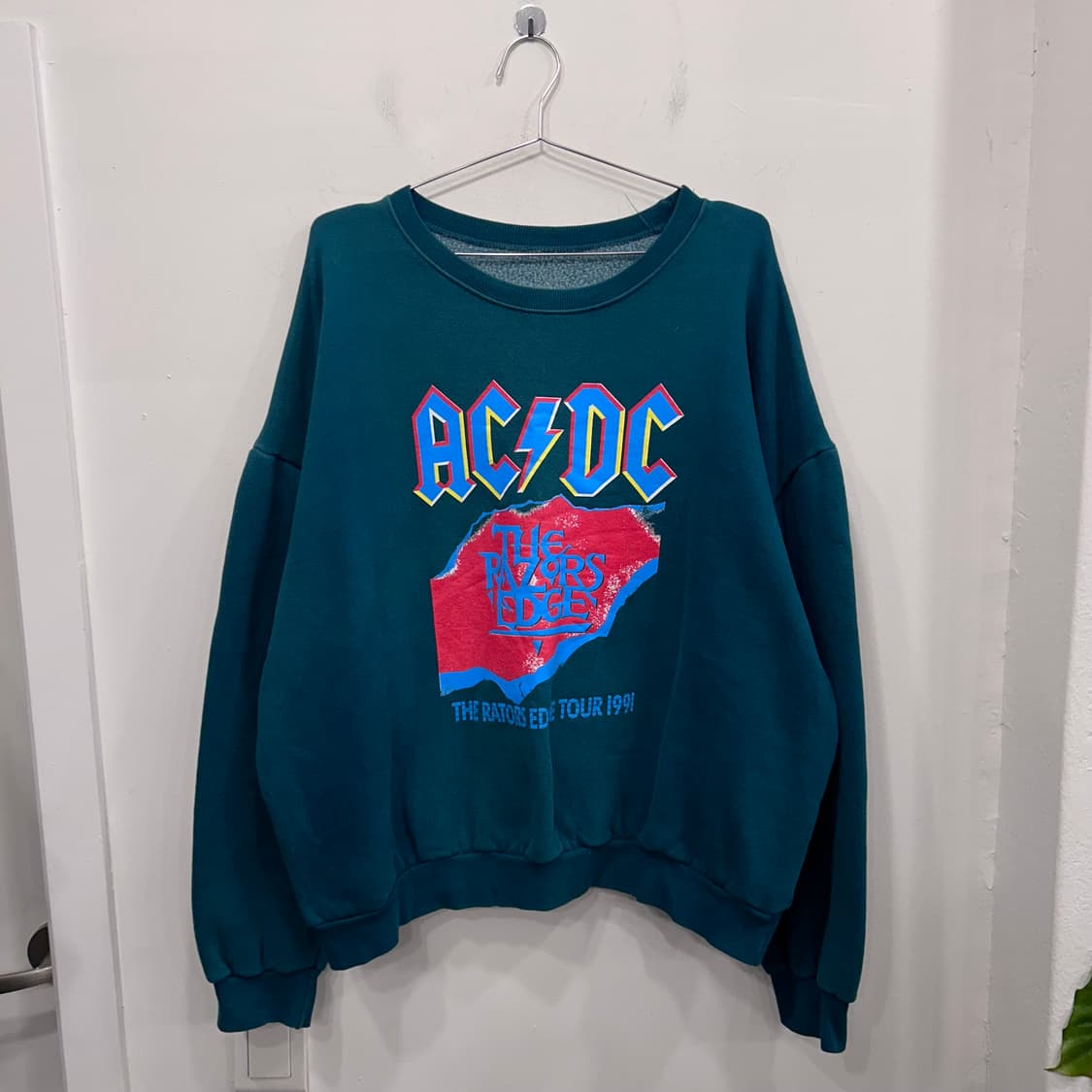 AC/DC 1991 투어링 굿즈 기모 맨투맨 상품이미지2