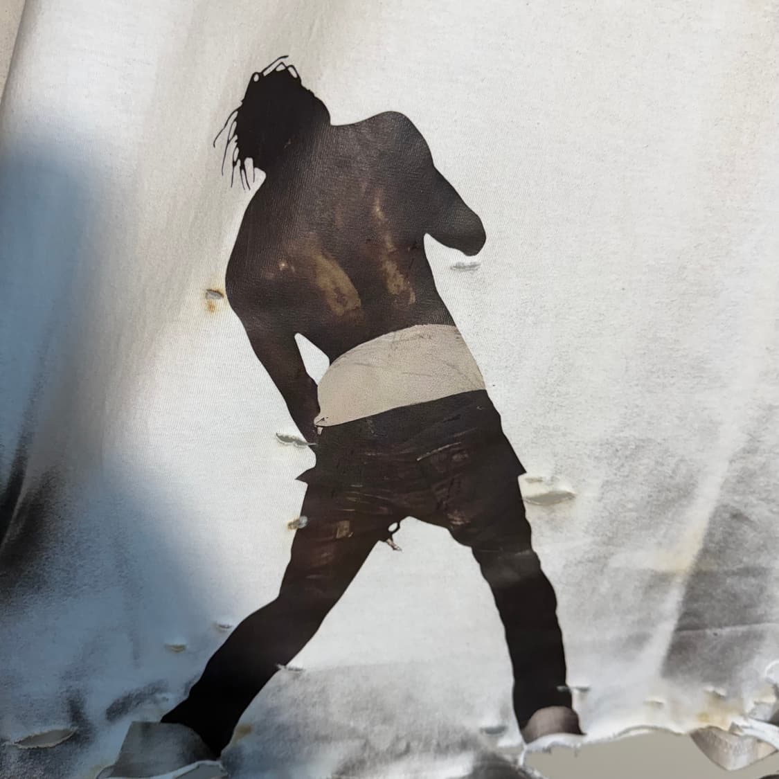 빈티지 트래비스스캇 디스트로이드 데미지 반팔 상품이미지6