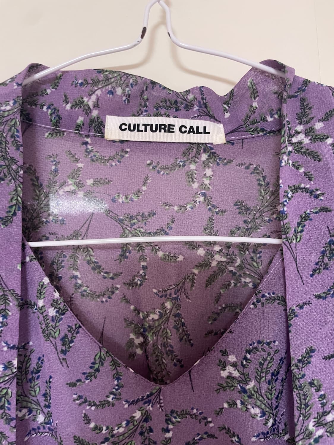 [culture call] 2단 시폰 원피스 (violet) 상품이미지6