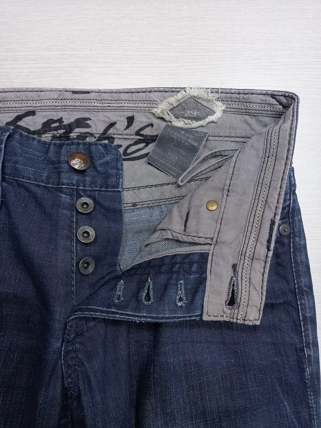 29 스티치스 HongKong 약골반 워싱 약부츠컷 진청 29-550 상품이미지7