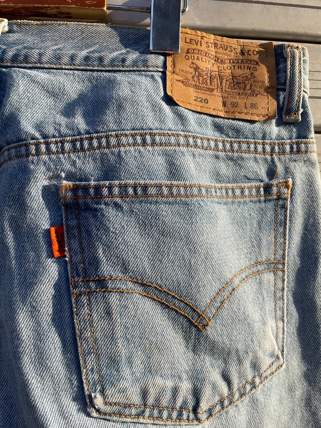 리바이스 오랜지탭 스트레이트핏 데님팬츠 상품이미지7