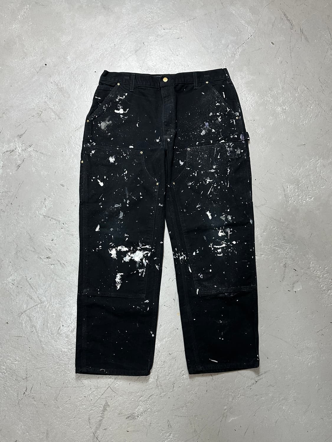 OG USA Made 칼하트 B01 더블니 블랙 칼하트 썩블니 카펜터 상품이미지1