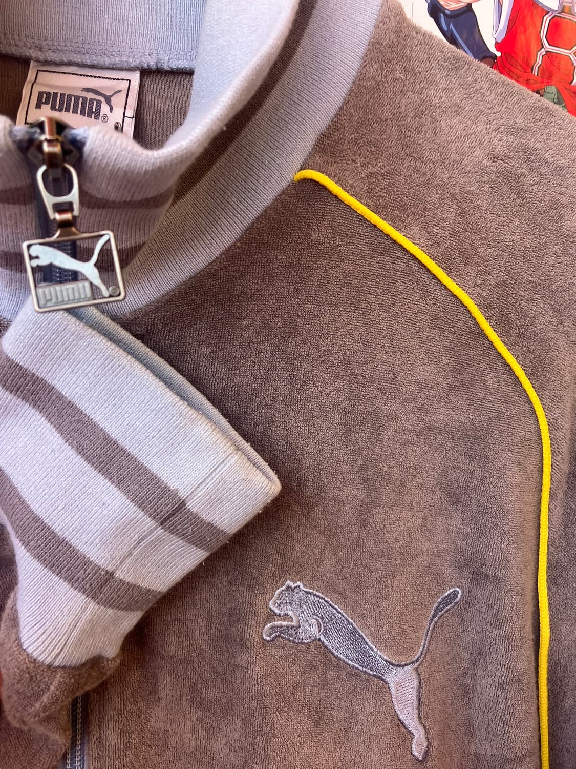 블루 그레이 퓨마 테리 집업 상품이미지5