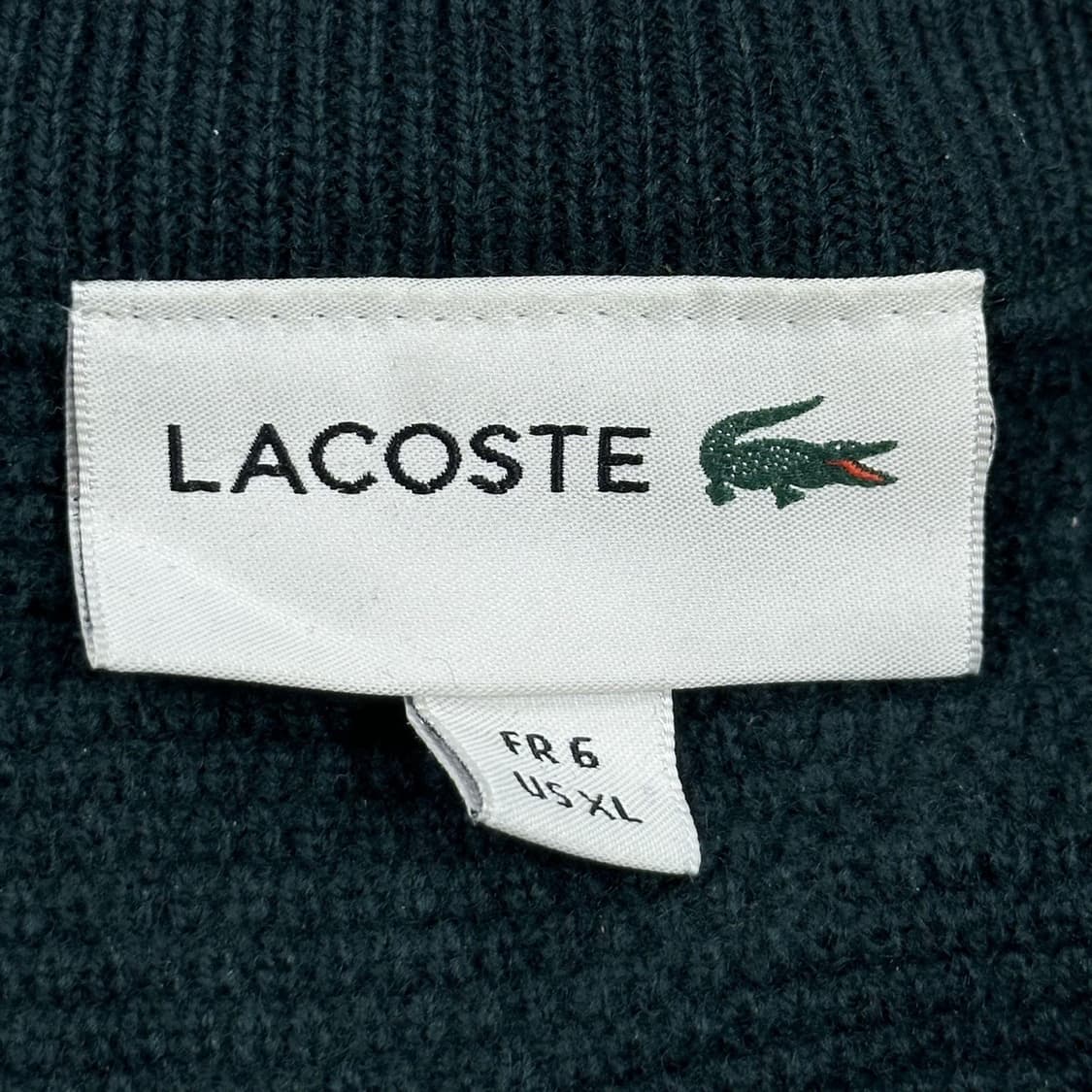 라코스테 크록 그린 크루넥 니트 (XXL) 상품이미지4