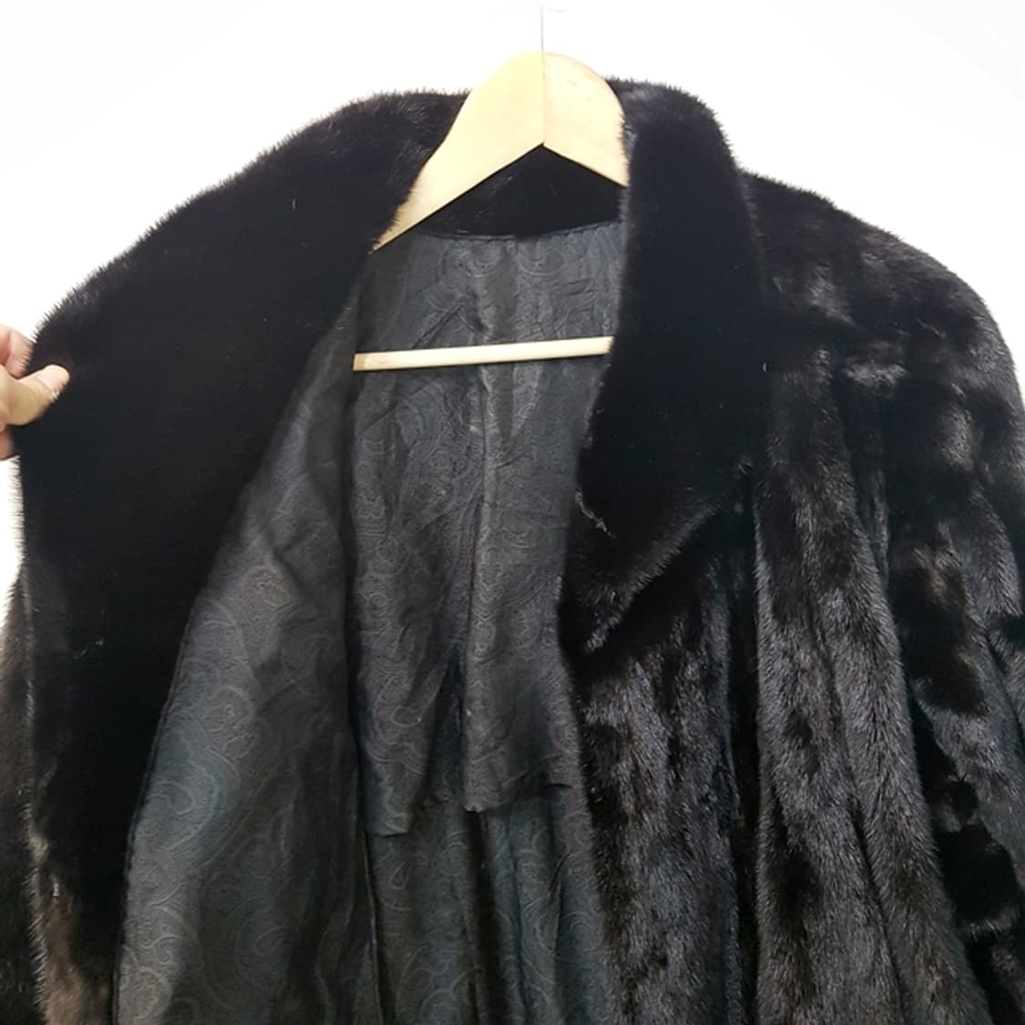리얼 밍크 모피 롱 코트 상품이미지5