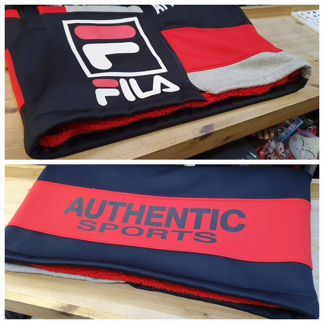 100/105.FILA 뽀글이 후드점퍼 상품이미지7