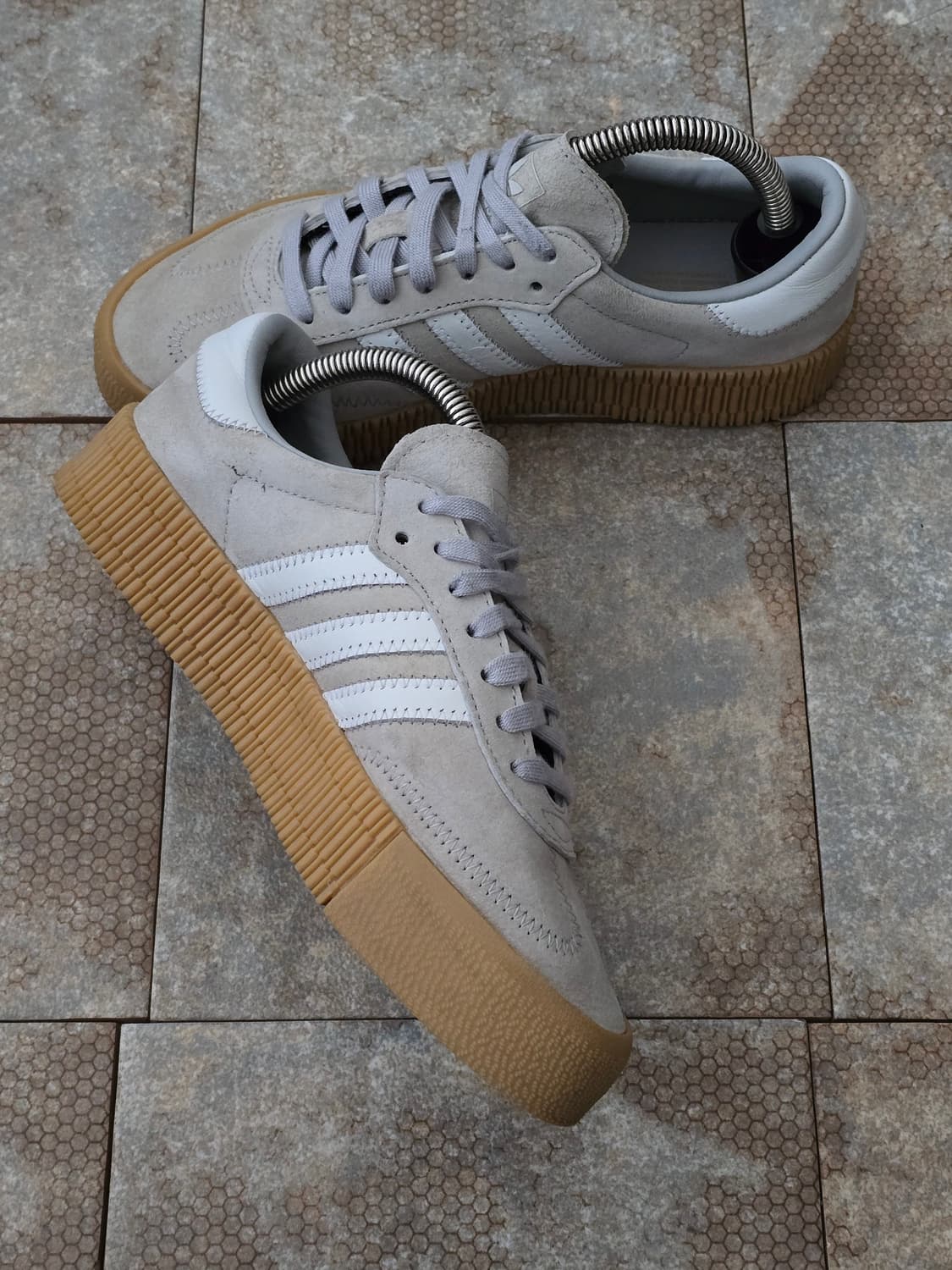 (225)아디다스 삼바로즈 라이트 그레이 상품이미지4