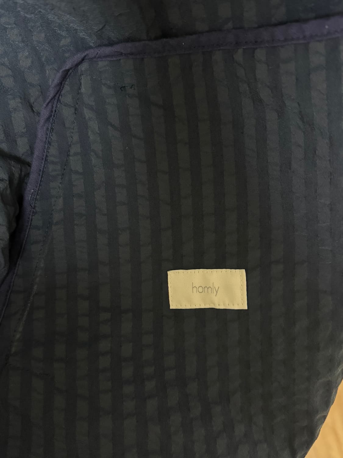 [2] 홈리(homly) 시어서커 자켓 집업 네이비 상품이미지6