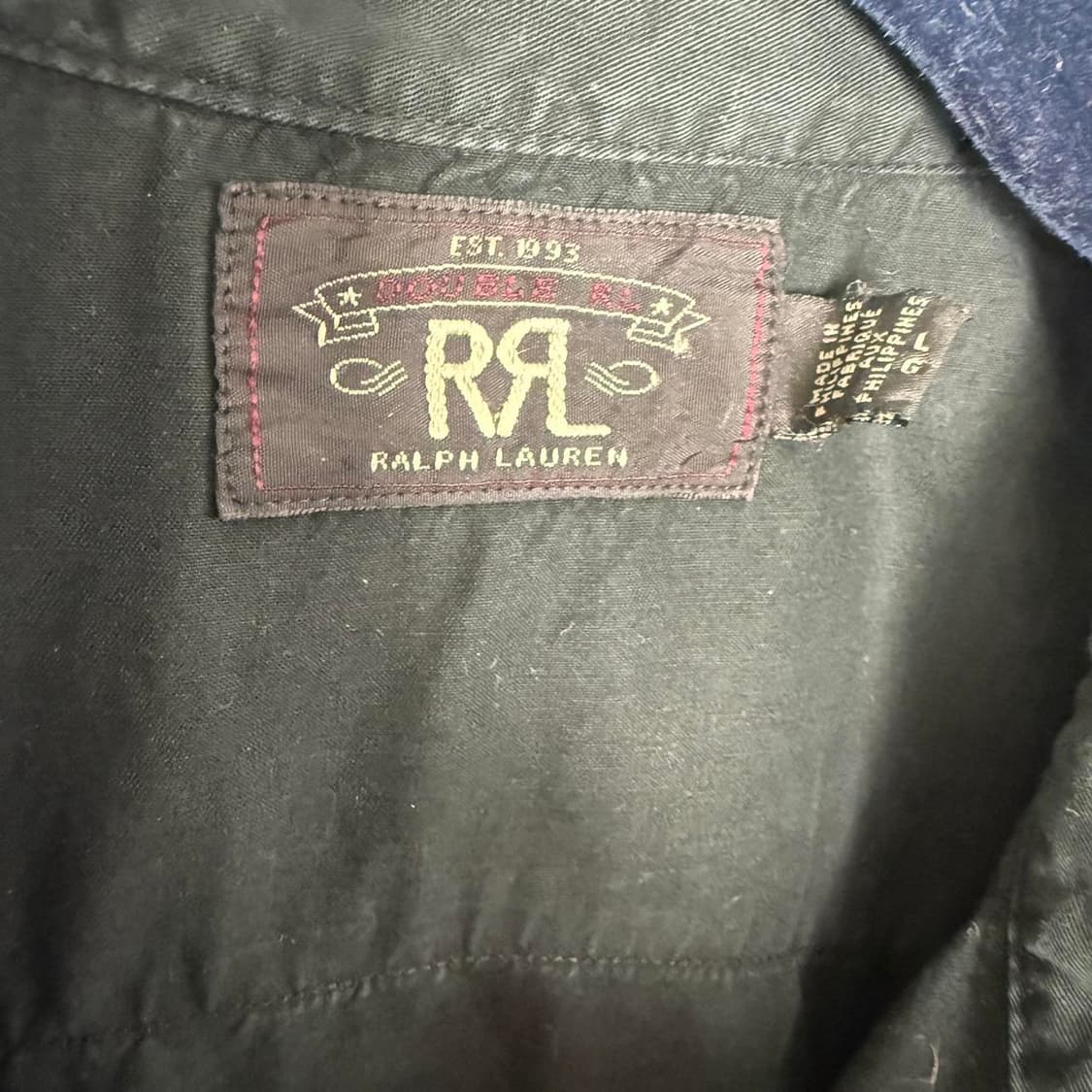 RRL 더블알엘 트윌 웨스턴 셔츠 상품이미지4