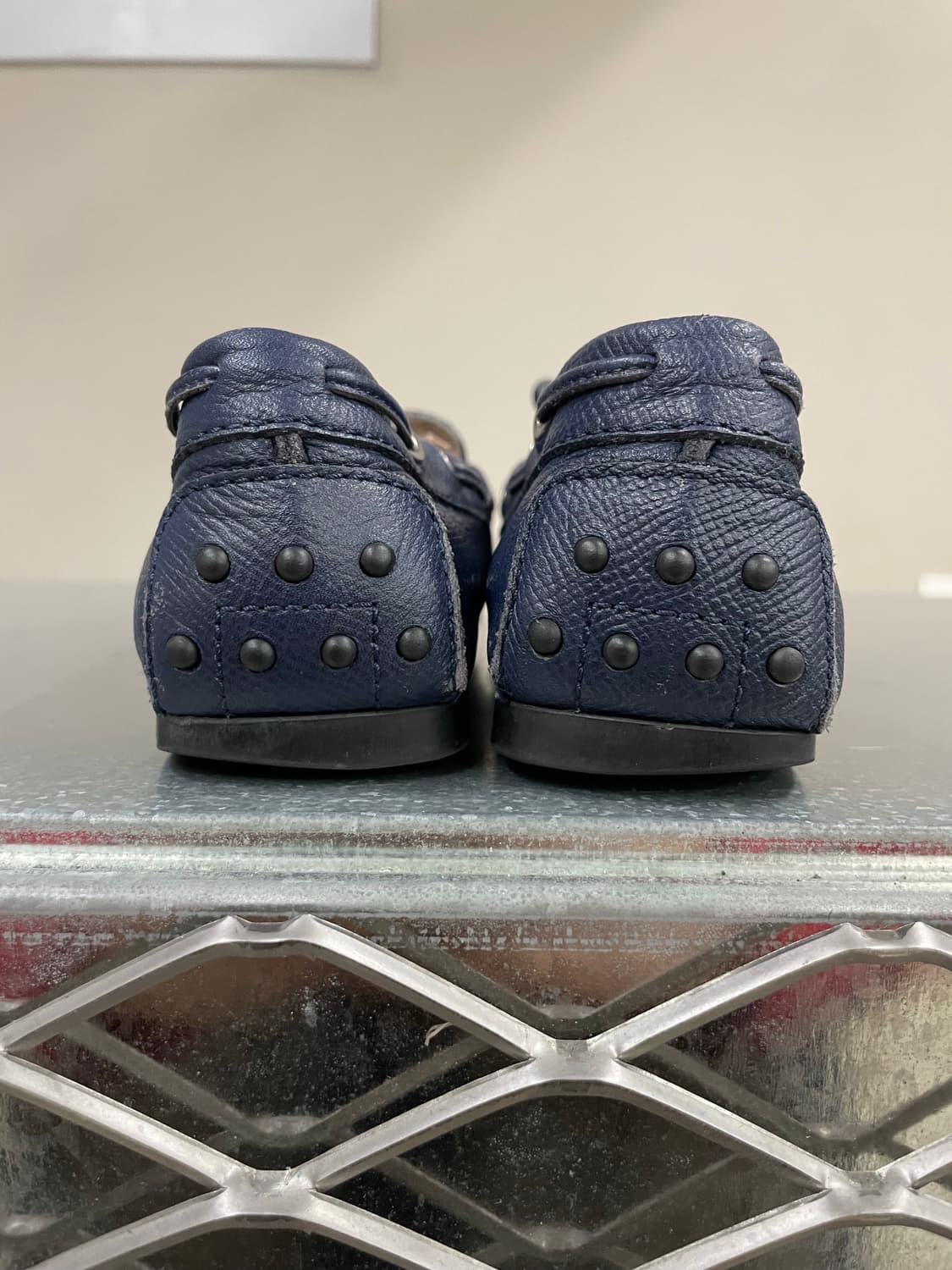 토즈 고미노 레더 드라이빙 슈즈 블루 37 상품이미지3