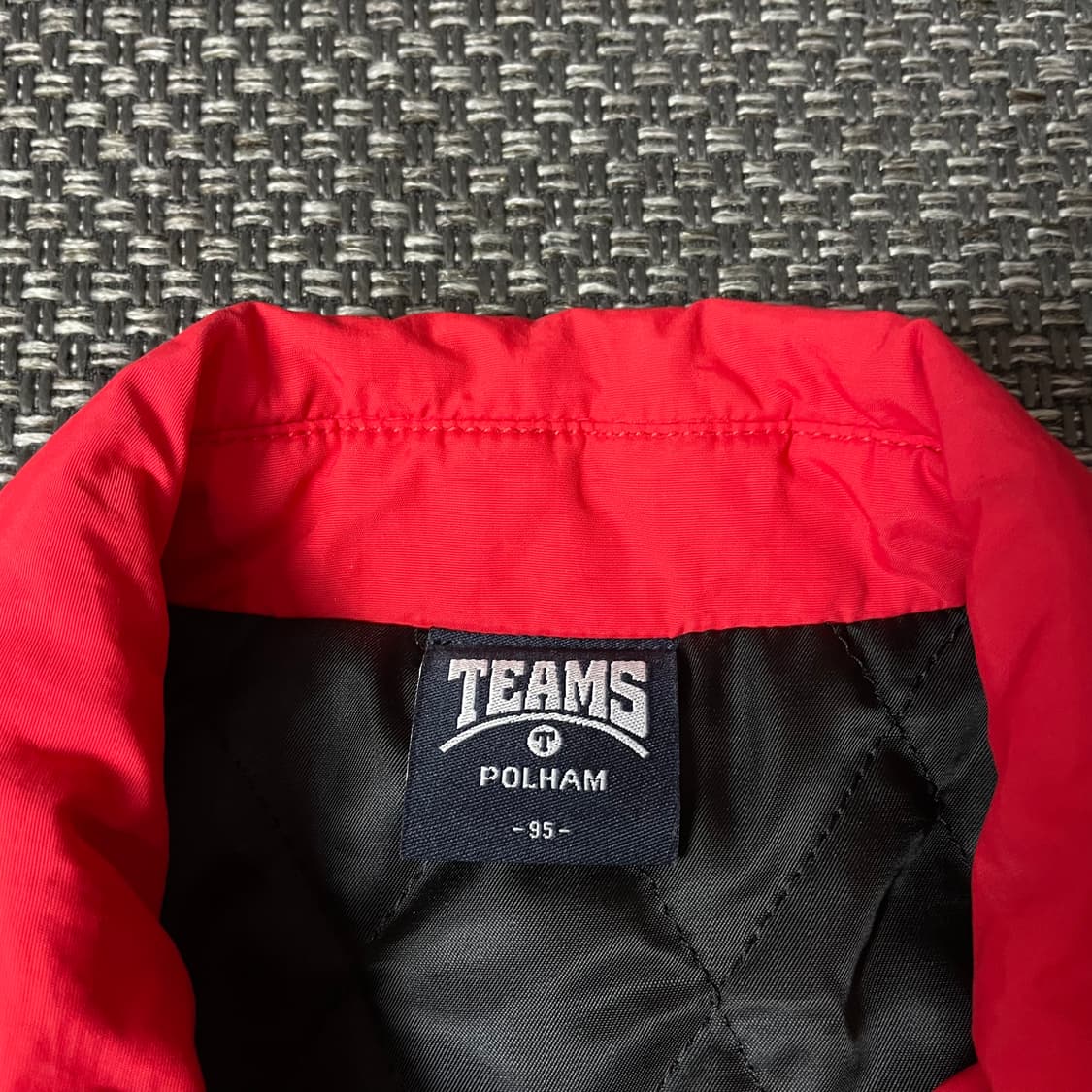 TEAMS 레드 로고 패치 자켓 95 상품이미지3