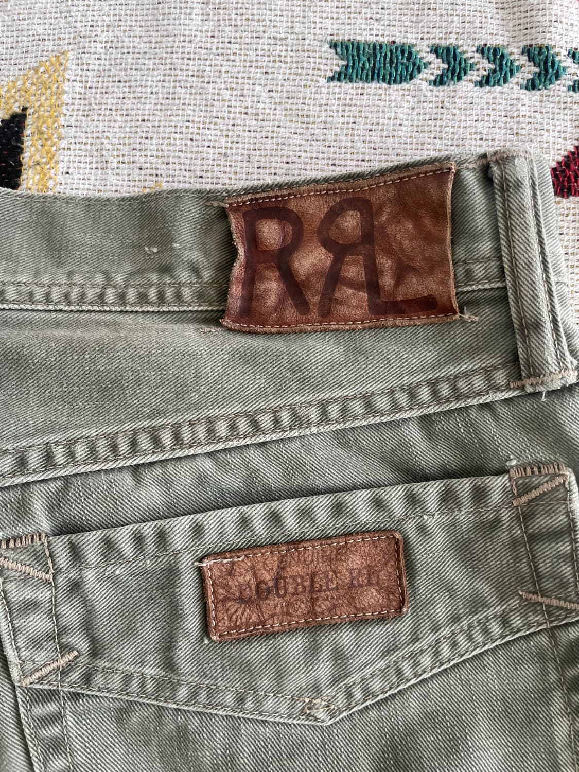 RRL 그린 스트레이트레그 웨스턴 진(32x30) 상품이미지9