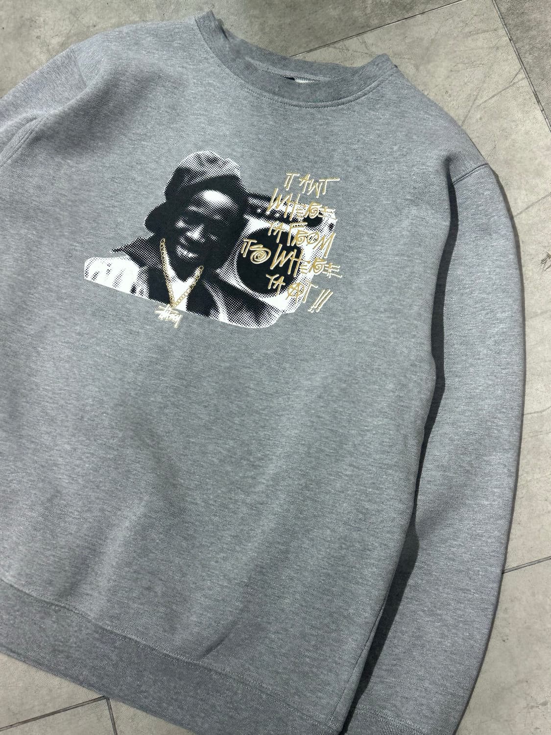 90s made in usa 스투시 맨투맨 상품이미지4