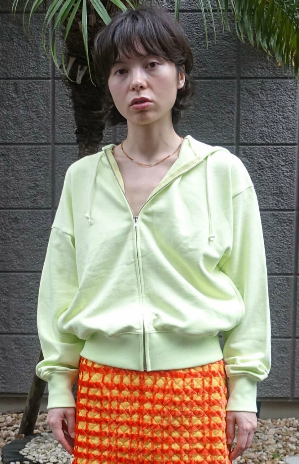 누아누 momo hoodie lime 상품이미지3