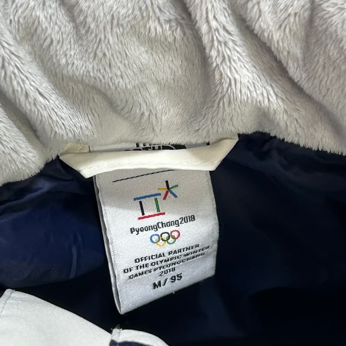 노스페이스 평창올림픽 구스다운 패딩조끼 화이트 베스트 95 상품이미지6