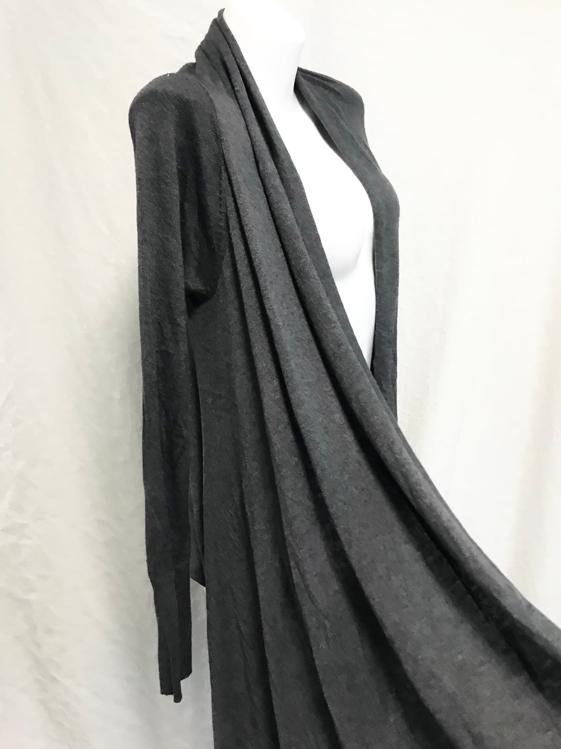 빈티지 DKNY 아카이브 언발 드레이프 롱 가디건 상품이미지3