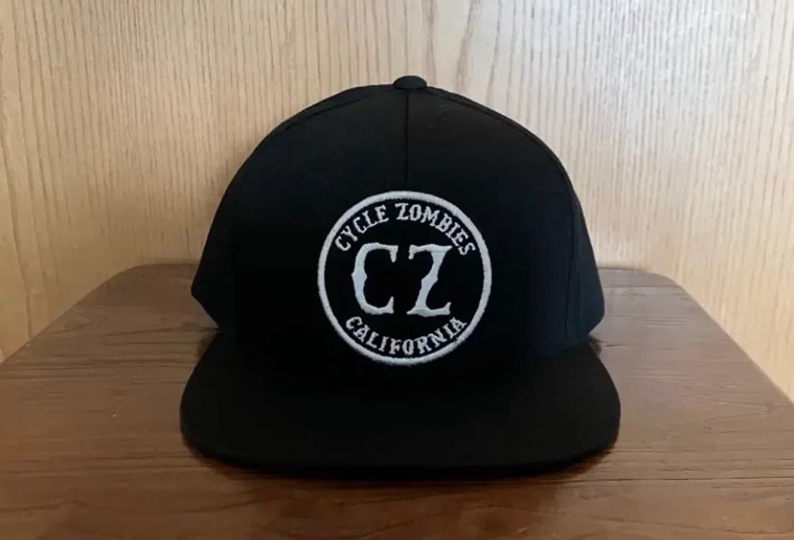 초기 모델 사이클좀비 로고 캡 모자 스냅백 서핑 스케이트 모터사이클 상품이미지1