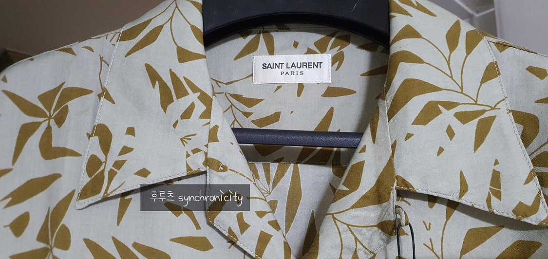 생로랑 팜트리 리프 하와이안 셔츠 상품이미지7