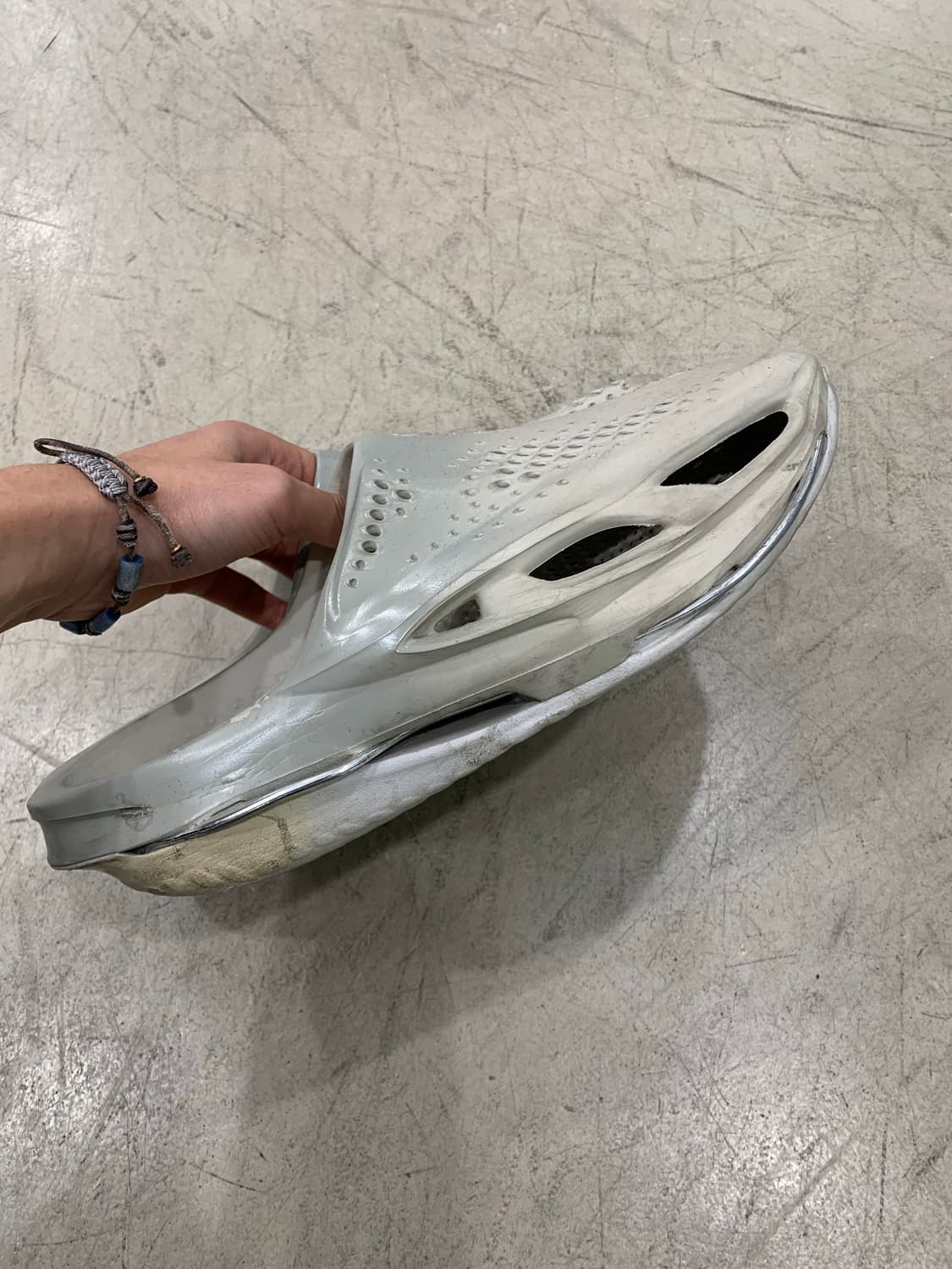 나이키 매튜 윌리엄스 005 슬라이드 라이트 본 앤 크롬 상품이미지2