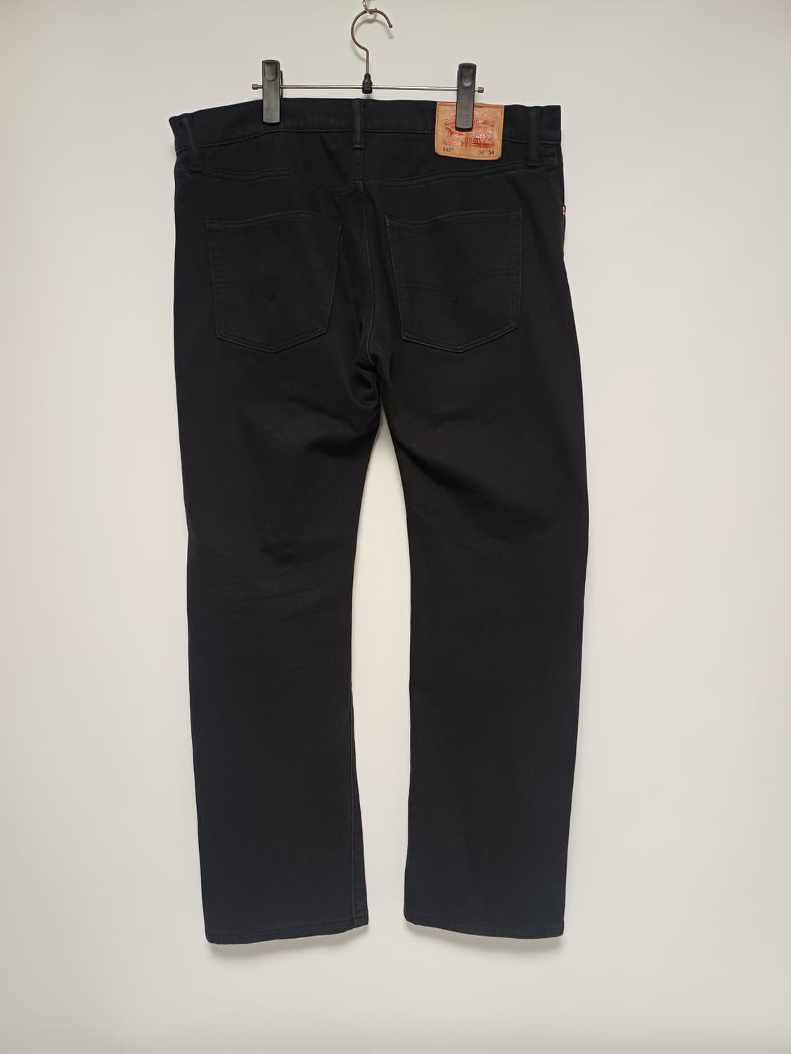 [W36] 리바이스 502 테이퍼드 블랙 스트레치 진 (상태 좋음) 상품이미지3